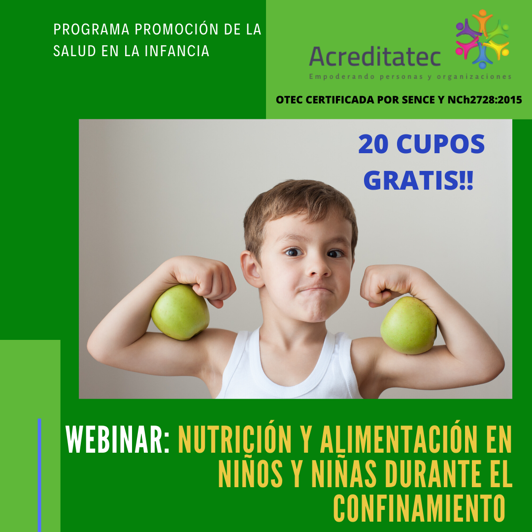 Webinar: Nutrición y alimentación en niños y niñas durante el confinamiento